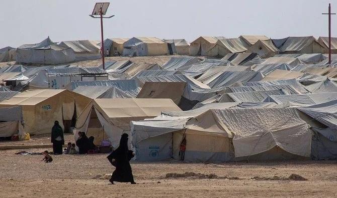Le camp de réfugiés d'Al-Hawl, à la périphérie sud de la ville d'Al-Hawl, près de la frontière syro-irakienne, au nord de la Syrie, le 17 octobre 2019. (Wikimedia Commons)