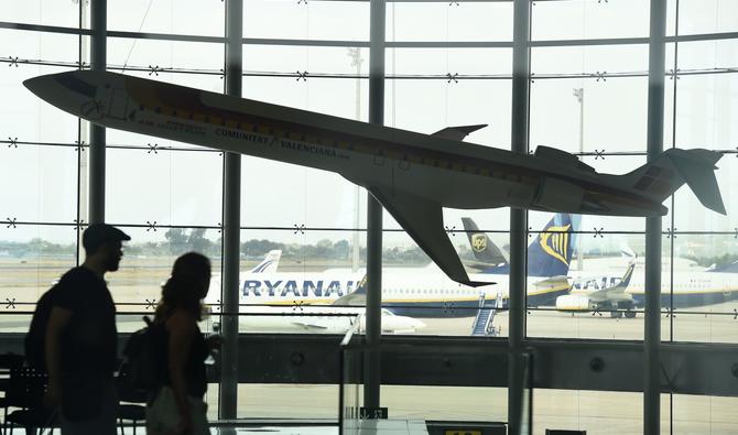 L'aéroport de Valence en Espagne. (Photo, AFP)