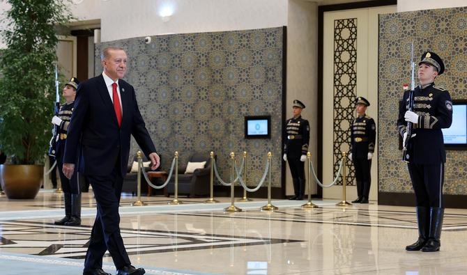 Le président turc Recep Tayyip Erdogan lors d'un sommet de l'OET à Samarcande, en Ouzbékistan, le 11 novembre 2022. (Photo,AFP)