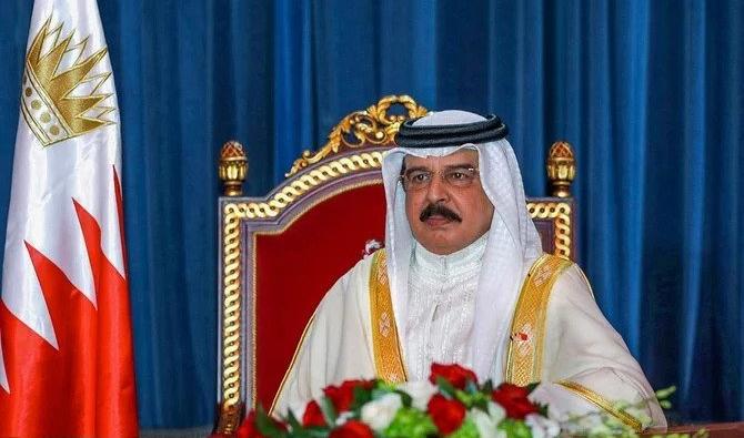 Le roi de Bahreïn, Hamad ben Issa al-Khalifa, prononce un discours, en septembre 2020. (Photo, AFP)