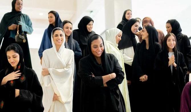 Une photo des créateurs qataris participant au grand défilé de mode, partagée par Qatar Creates. (Photo fournie)