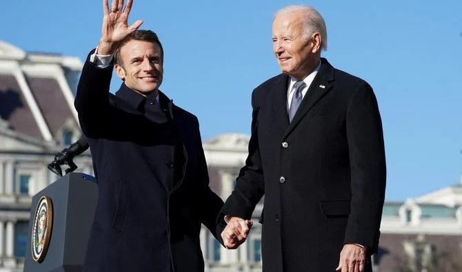 Le président américain Joe Biden et le président français Emmanuel Macron (Photo, AFP).