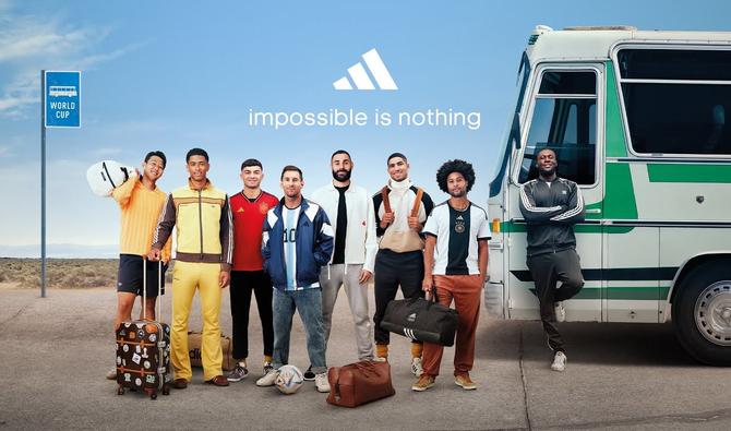 Adidas fait aussi appel à des stars dans sa nouvelle campagne publicitaire pour le Mondial 2022 baptisée «Family reunion». (Capture d'écran)