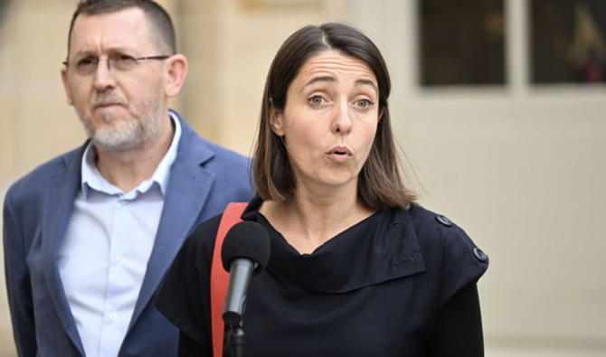 La secrétaire générale de la CGT française, Sophie Binet (Photo, AFP).