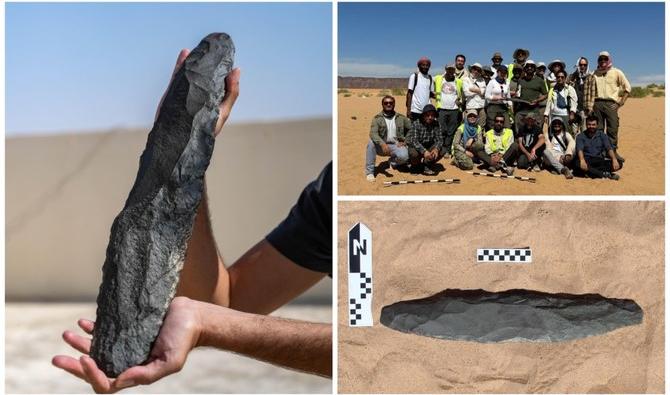 Une hache vieille de deux cent mille ans retrouvée à AlUla