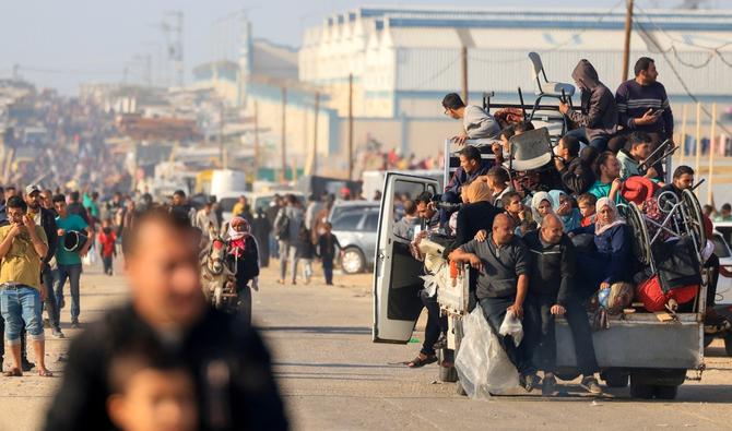 D'après l'ONU, 1,8 million de personnes, soit les trois quarts environ de la population totale de Gaza, ont déjà été déplacées par la guerre. (AFP).