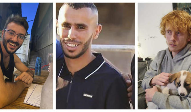 Alon Shamriz, de gauche à droite, Samer Al-Talalka et Yotam Haim (Photo, AP).