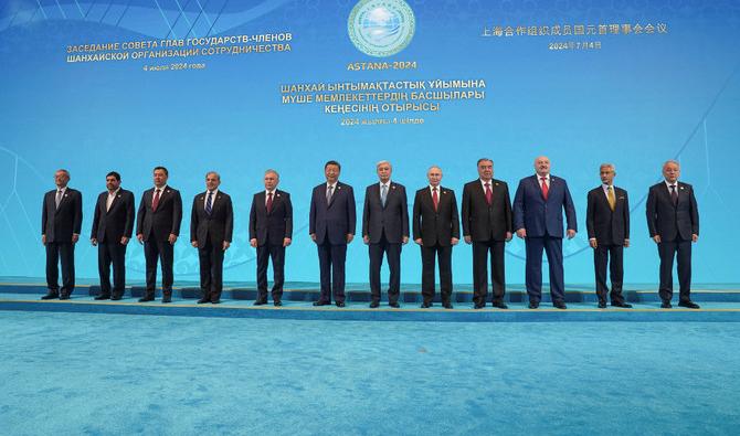 Le président intérimaire iranien Mohammad Mokhber et le président russe Vladimir Poutine parmi les dirigeants participant au sommet de l'Organisation de coopération de Shanghai (OCS) à Astana, au Kazakhstan. (Photo: Reuters)