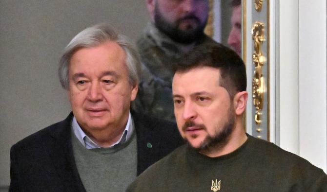 Zelensky refuse de recevoir Guterres à Kiev après sa visite en Russie