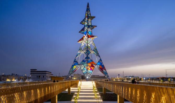 La "Tour des arts" redonne du sens et de la couleur au Boulevard des Sports de Riyad