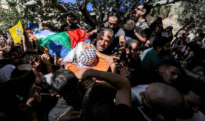 La guerre d'Israël contre le paysage de la Cisjordanie