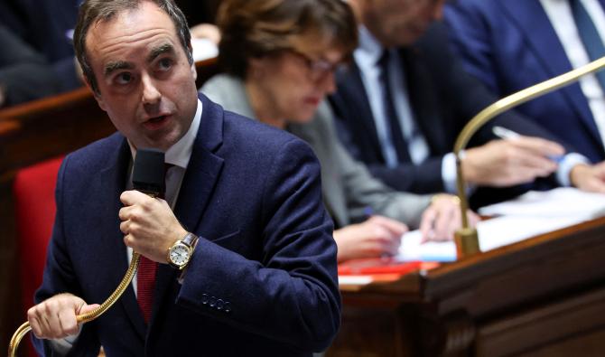 Le Premier ministre français Sébastien Lecornu s'exprime lors d'une séance de questions au gouvernement à l'Assemblée nationale, la chambre basse du Parlement français, à Paris, le 21 octobre 2025. (AFP)