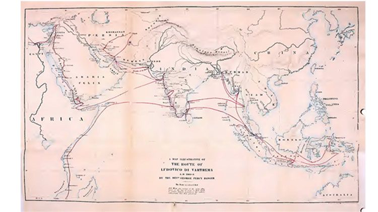 Itinéraire de Varthema - édition anglaise 1863